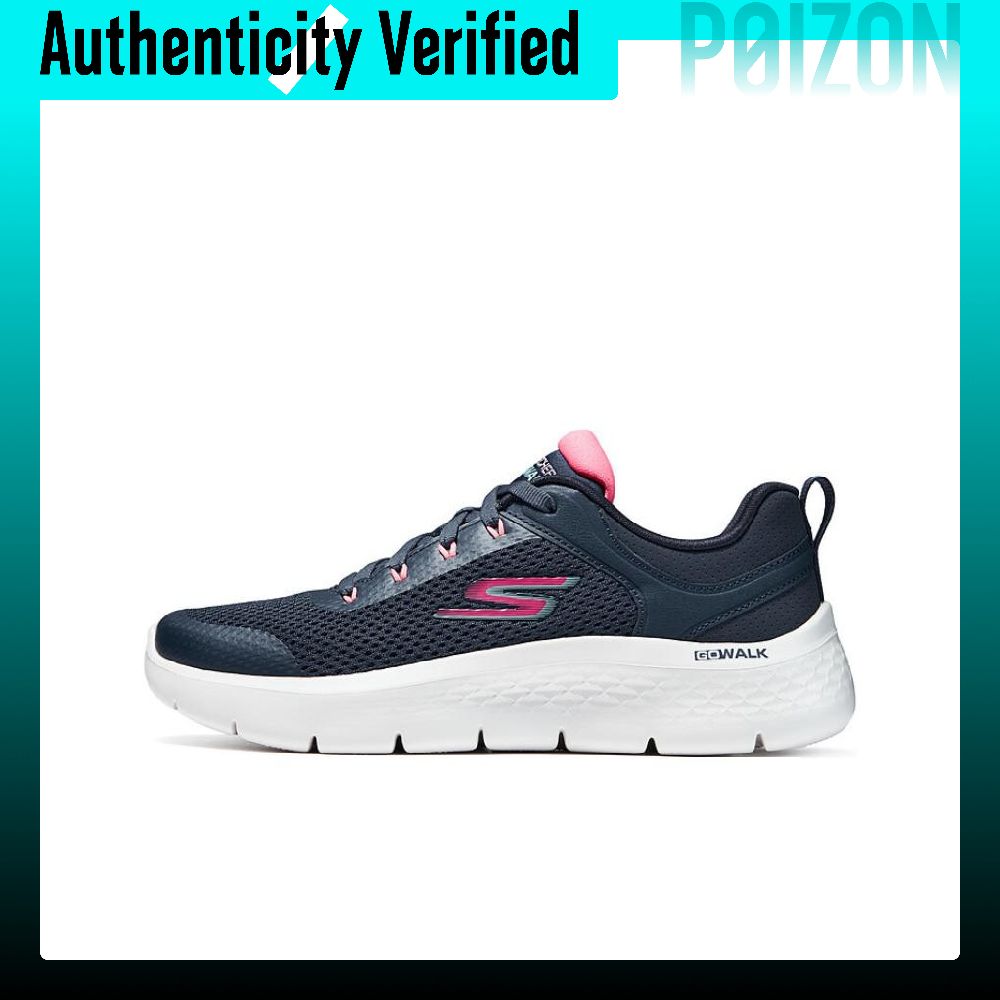 Running Shoes Men - スケッチャーズ ゴー ウォーク フリーズ コンフォート、クッション性に優れた、耐摩耗性、通気性に優れた、ローカットのランニングシューズ、レディース、ブラック、レッド、124817-NVCL