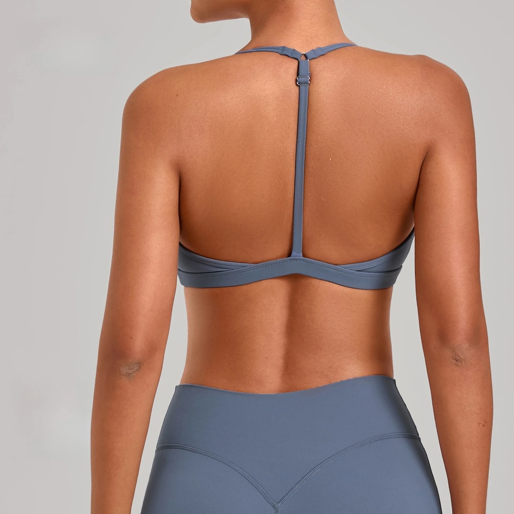 Running Belt - ジムワークアウトフィットネストップ調節可能なストラップヨガブラ中空バック万能スポーツブラフィットネスランニングスポーツブラ女性用