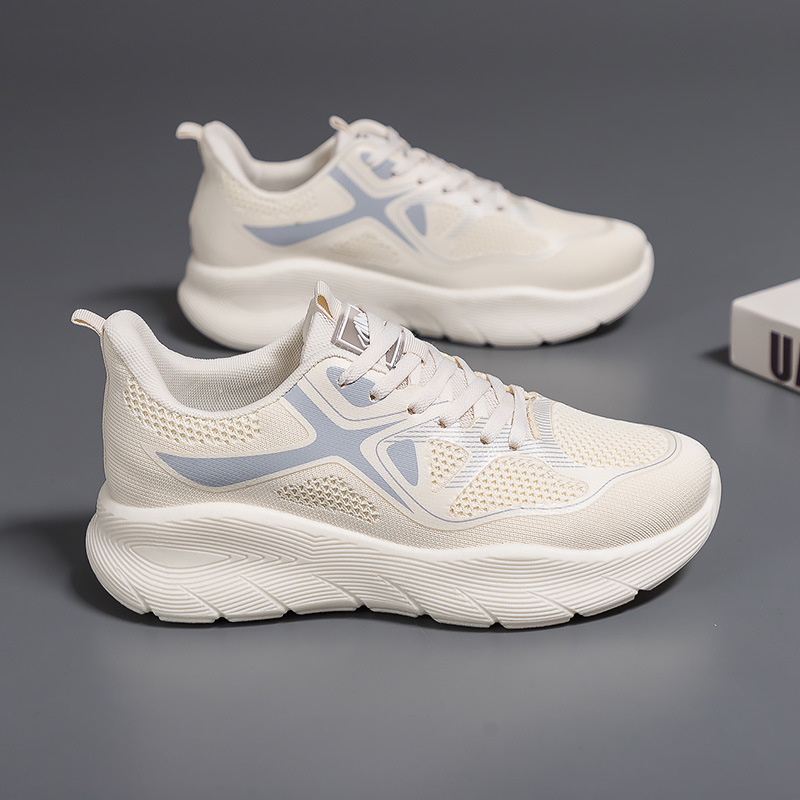 Running Shoes Women - 春の新作女性用シューズファッションカラースニーカー通気性カジュアルスポーツランニングシューズガールレースアップ運動靴