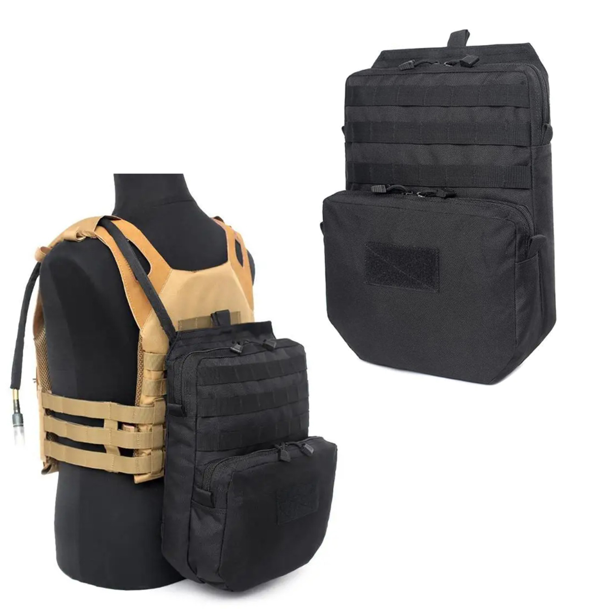 Hydration Vest - モールナイロンバッグ,アウトドアキャンプ用バックパック,狩猟用具,ベスト,EDCアクセサリー,ハイキング,旅行,サバイバルバッグ