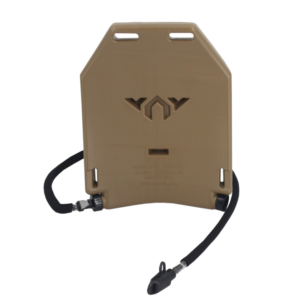 Hydration Vest - ウォーターパネル1.75l,プレートカット,ミリ秒の穴あき収納ケース