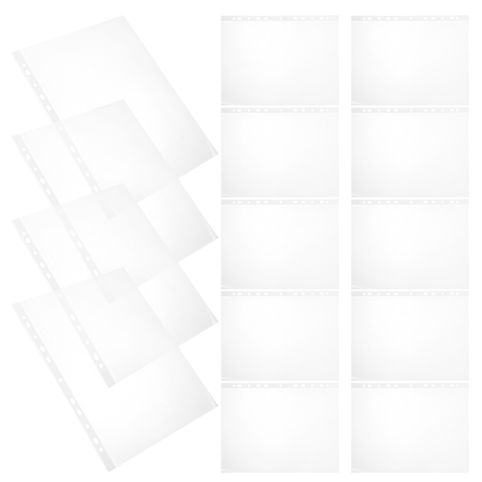 Race Bib - 100個入り 透明ビブポケット PVC レースビブディスプレイホルダー 防水 軽量