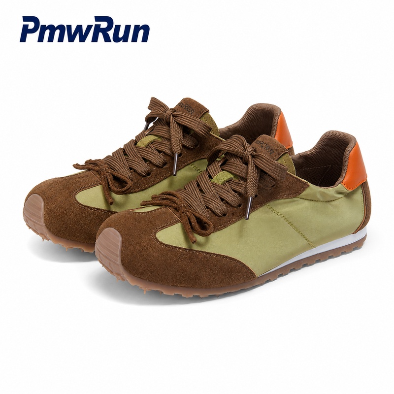 Running Shoes Women - 秋のスポーツシューズ 女性用 PUレザー 防水 レディース ランニングシューズ