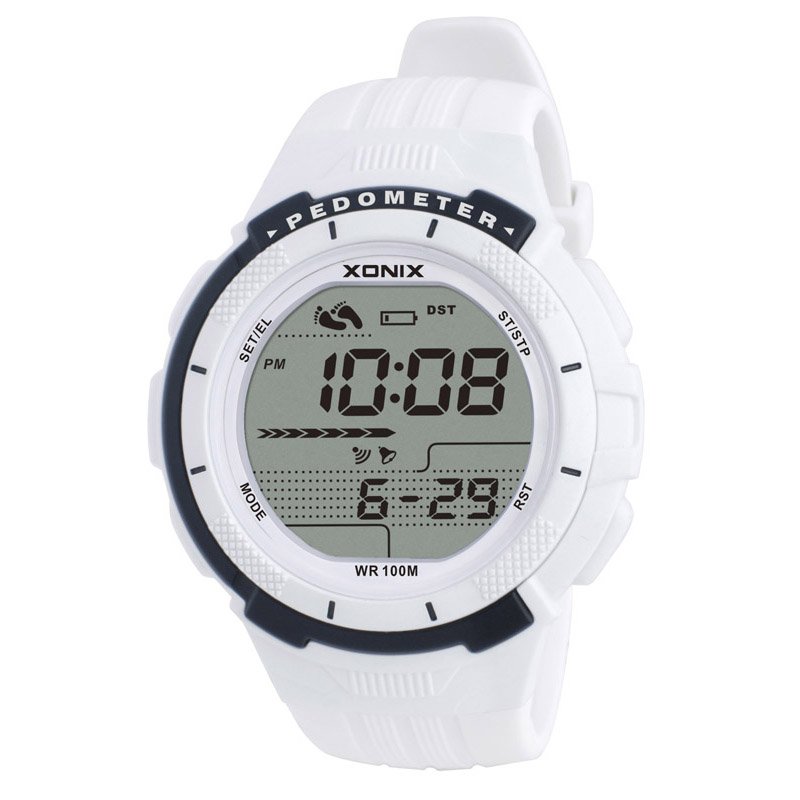 Running Watch - XONIX 新カロリー歩数計女性スポーツ腕時計アラーム防水 100 メートルデジタルランニング水泳ダイバー腕時計 Montre ファム