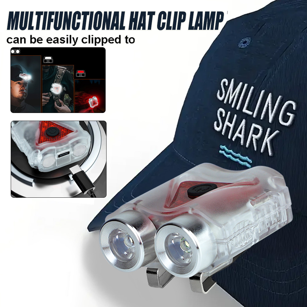 充電式ハンズフリーLEDヘッドランプ、防水キーチェーンマグネ - Running Headlamp のレビューと価格