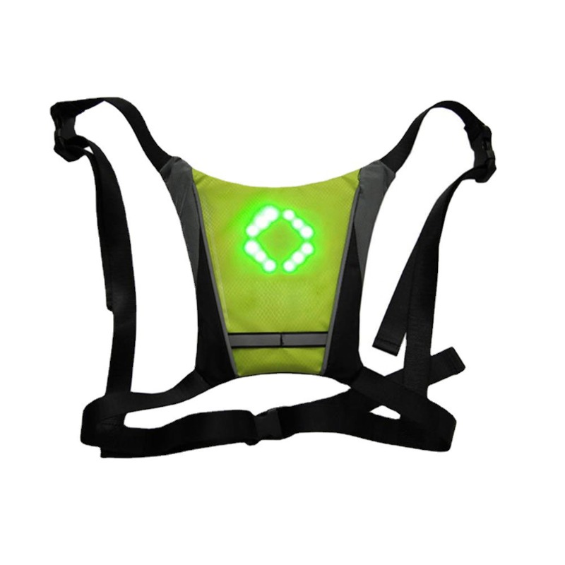 LEDリモコン式安全ベスト、ターンシグナルライト、高視認性警 - Running Visibility Gear のレビューと価格
