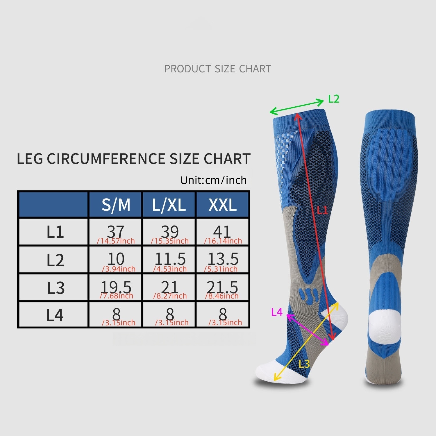 クロスボーダーナイロン圧縮ソックス男性女性用サイクリングラン - Sports Socks のレビューと価格