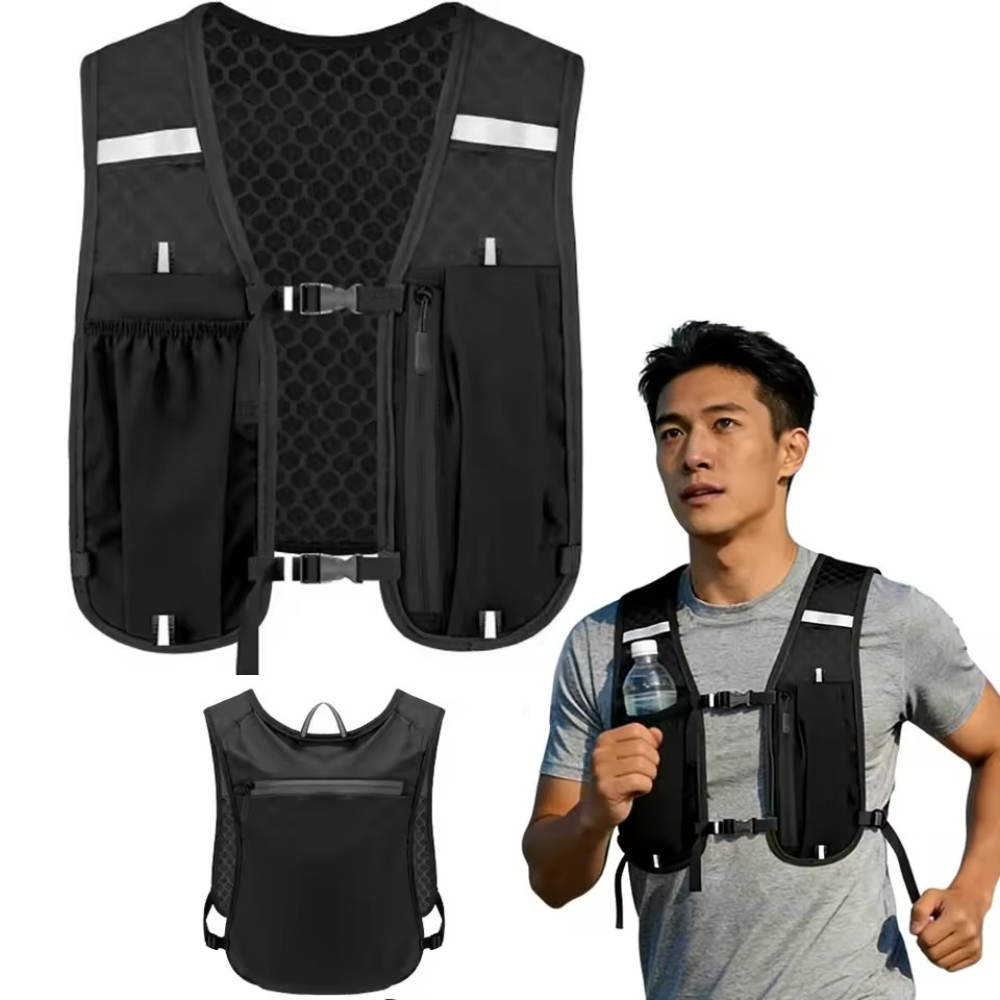 男女兼用ランニングハイドレーションベスト、防水性、通気性、ラ - Hydration Vest のレビューと価格