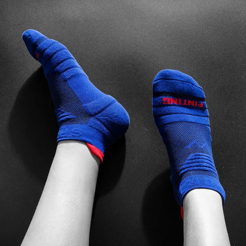 1/4 ペア男性プロフェッショナルアウトドアスポーツソックス - Sports Socks のレビューと価格