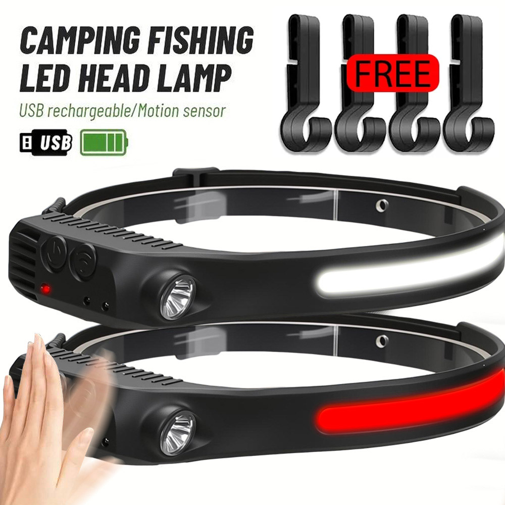 COB センサー工業用 LED ヘッドランプ充電式ヘッド懐中 - Running Headlamp のレビューと価格