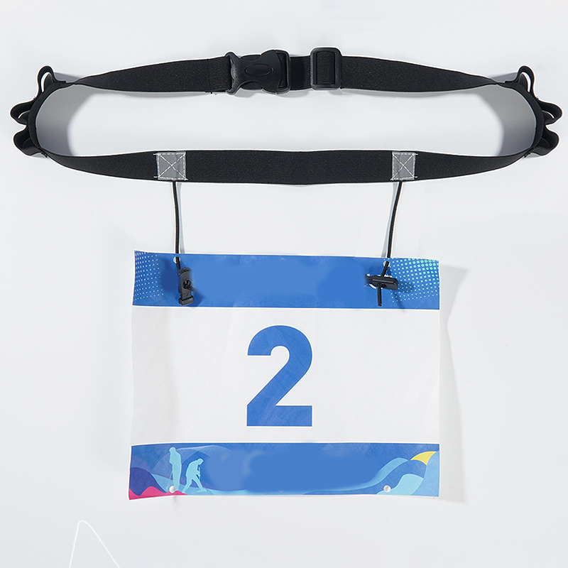 ランニングレース番号ベルトウエストパックよだれかけホルダート - Running Belt のレビューと価格