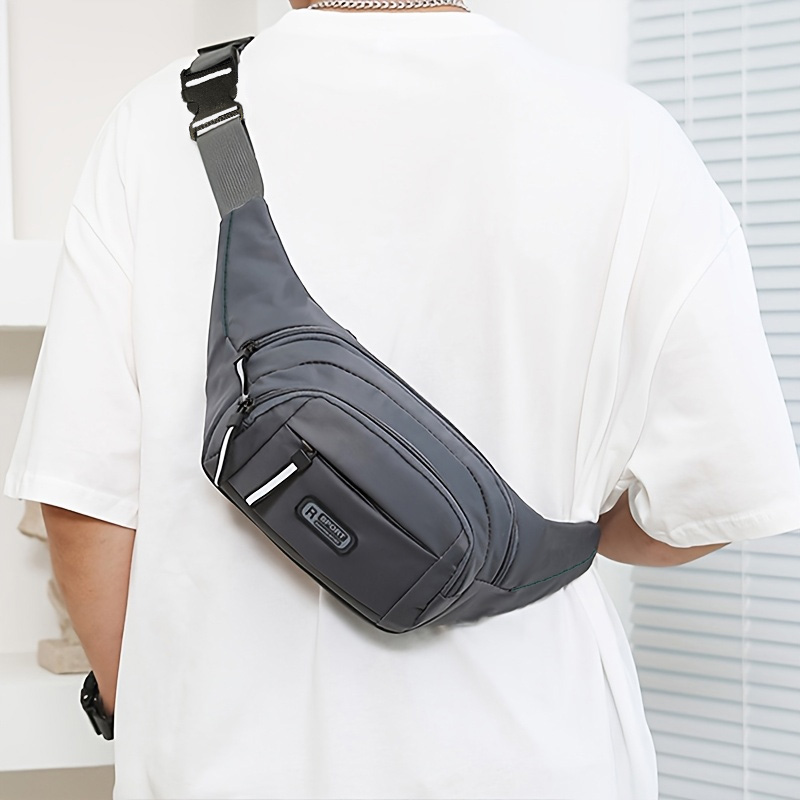 メンズ用、防水仕様のウエストバッグ。複数のポケット付きで、カ - Running Belt のレビューと価格