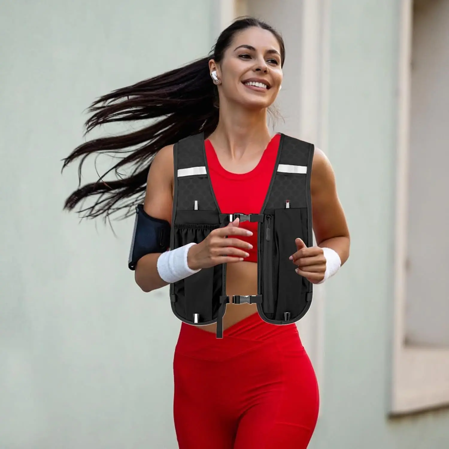 ユニセックス、防水・通気性に優れたスポーツベスト。軽量で、ラ - Hydration Vest のレビューと価格