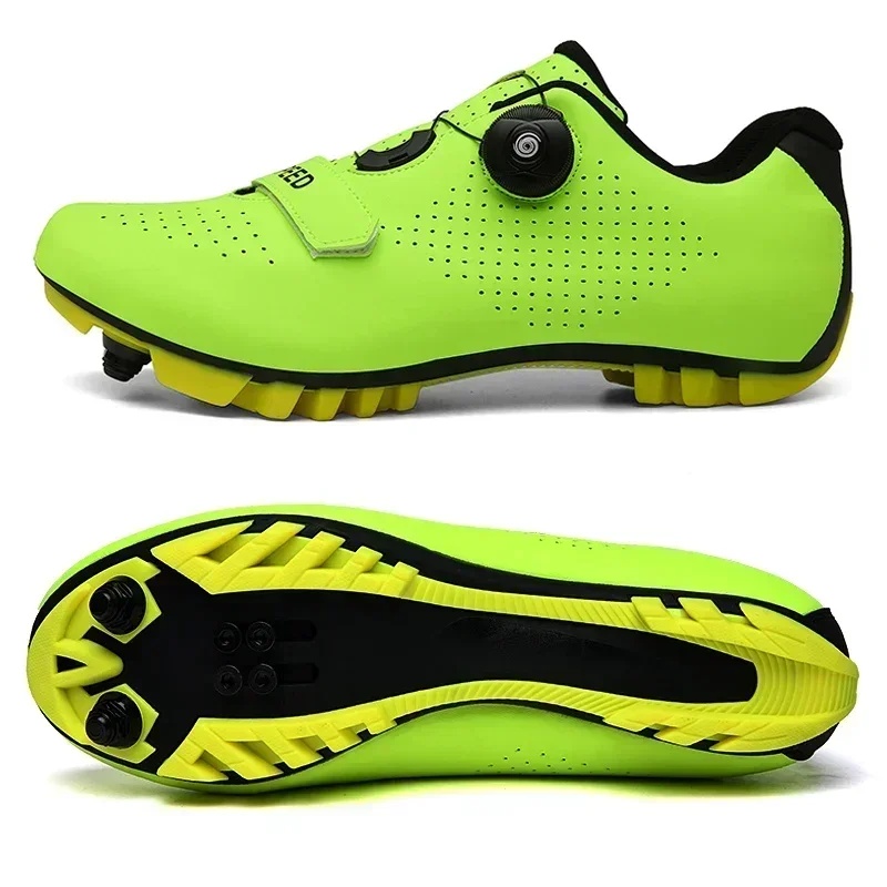 ユニセックスMTBシューズ サイクリングシューズ クリート付 - Running Shoes Women のレビューと価格