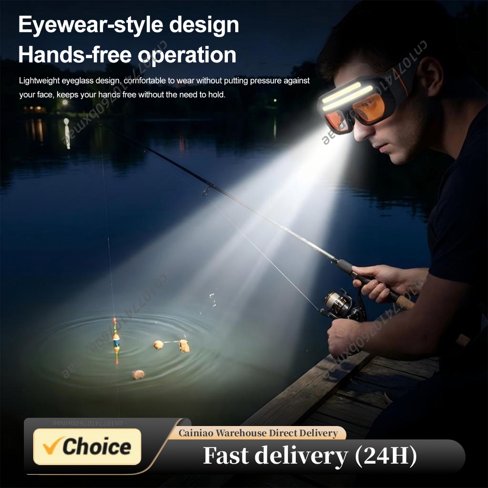 LED COB ダブル光源保護眼鏡 IPX4 防水ヘッドライ - Running Headlamp のレビューと価格