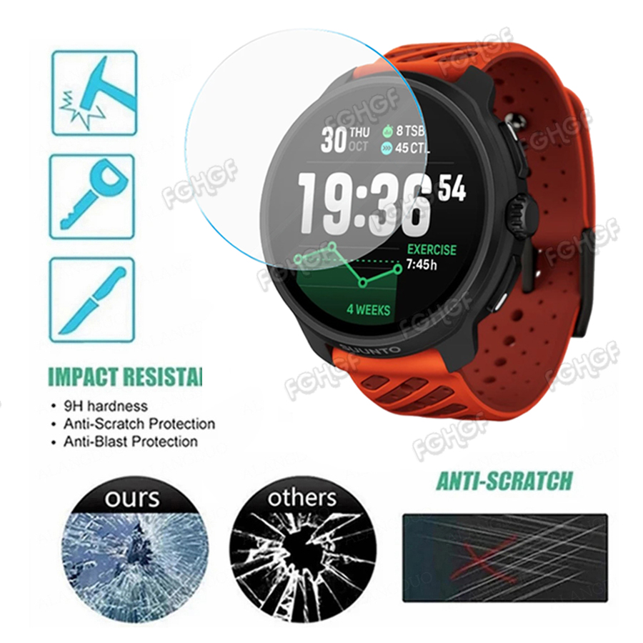 強化ガラス保護フィルムガードスントレース 2/レース S ス - Running Watch のレビューと価格