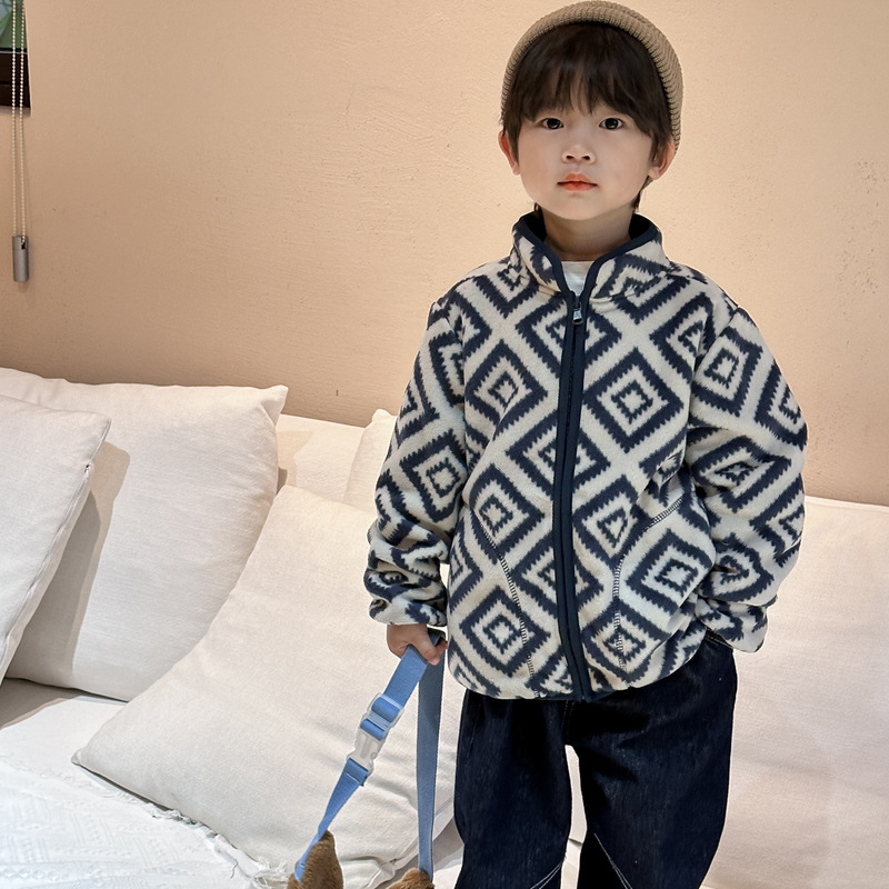 春秋の男の子ジャケットシェーカーフリースウインドブレーカー暖 - Running Gear Kids のレビューと価格