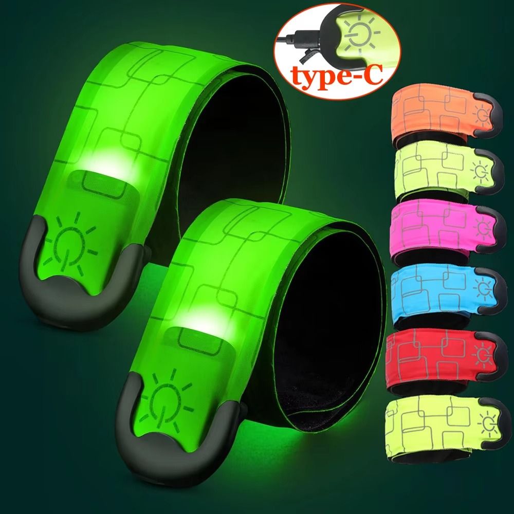 バッテリー式ナイトランニングアームバンド USB充電式 高視 - Running Visibility Gear のレビューと価格