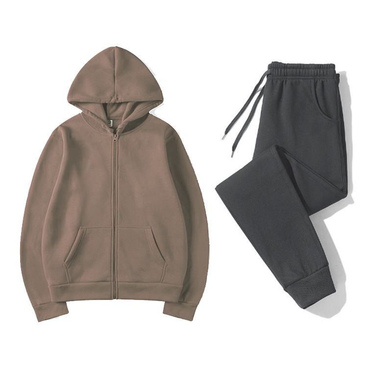メンズ ハーフジップ フーディーとジョガーパンツセット ジッ - Joggers Pants のレビューと価格