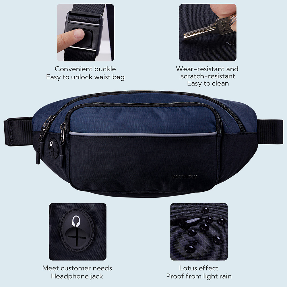 ウォーターフライ-男性と女性のための大きなファニーパック、ク - Running Belt のレビューと価格