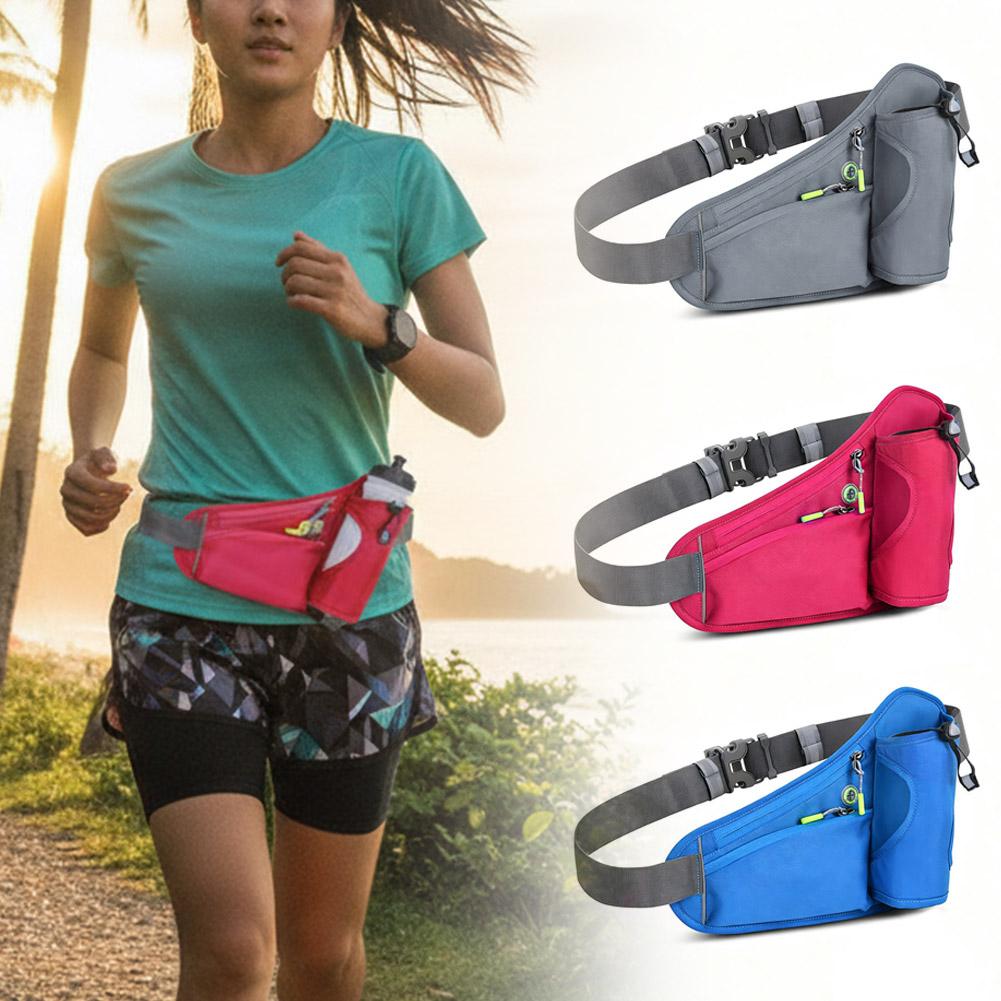 ウォーターボトルホルダー付きファニーパック、延長ストラップ付 - Running Belt のレビューと価格