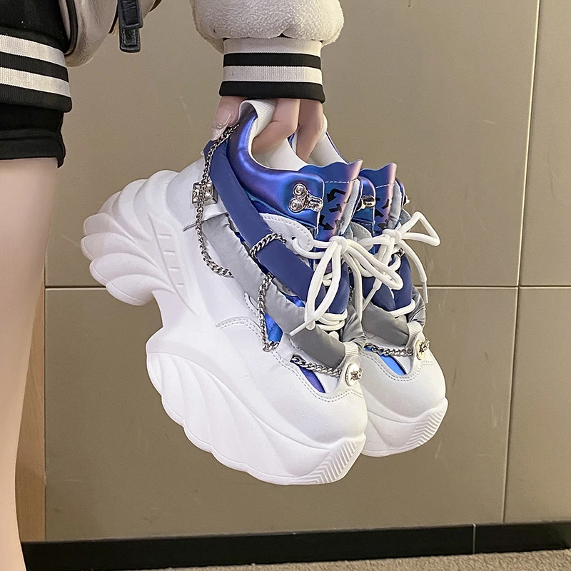 女性のためのレースアップスニーカー、ローファー、靴、カジュア - Running Shoes Women のレビューと価格