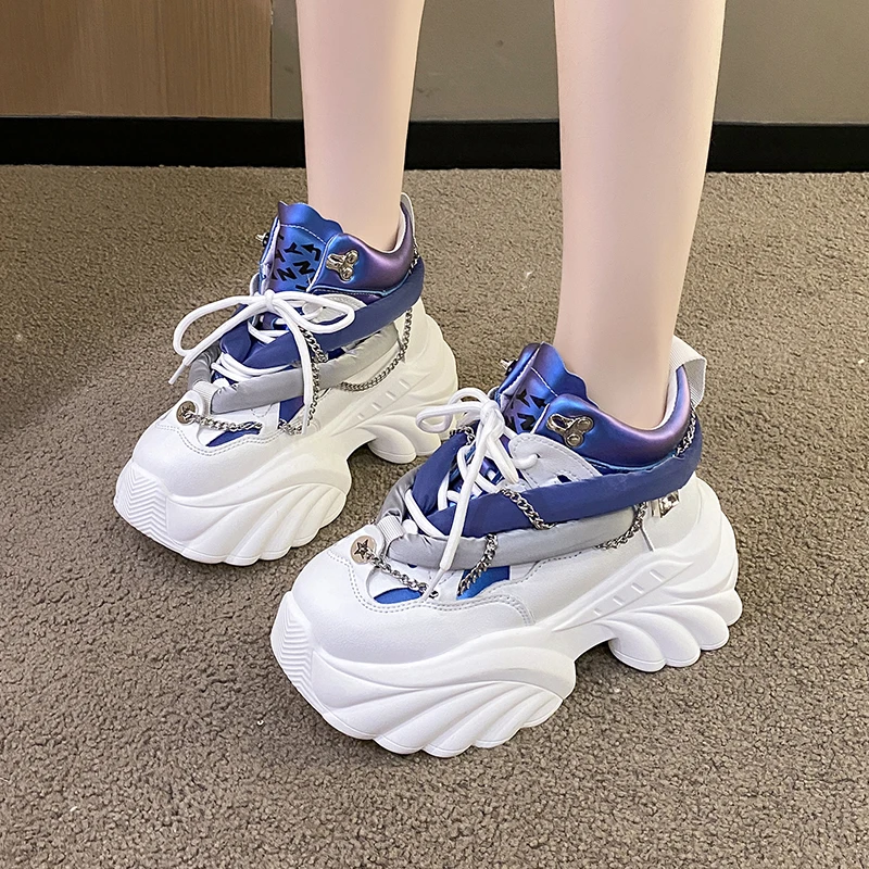 女性のためのレースアップスニーカー、ローファー、靴、カジュア - Running Shoes Women のレビューと価格