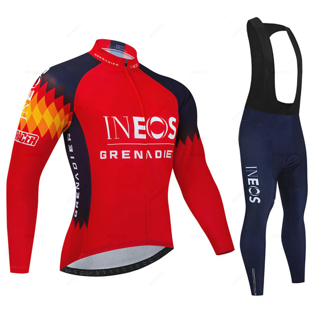 Ineos チーム男性春スポーツサイクリングジャージ秋 Mt - Race Bib のレビューと価格