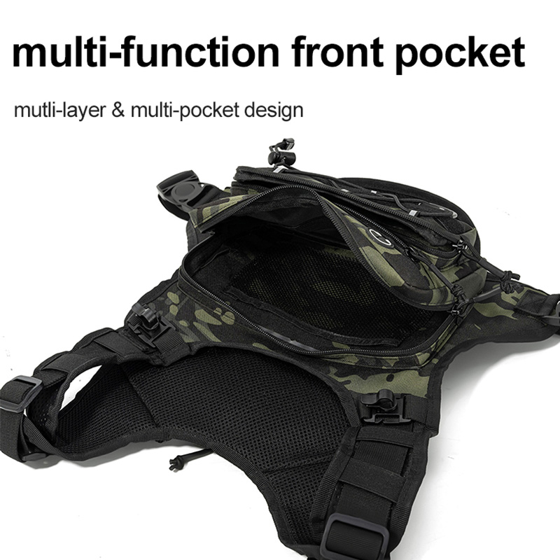 タクティカルバッグ フロントチェストリグベスト バックパック - Hydration Vest のレビューと価格