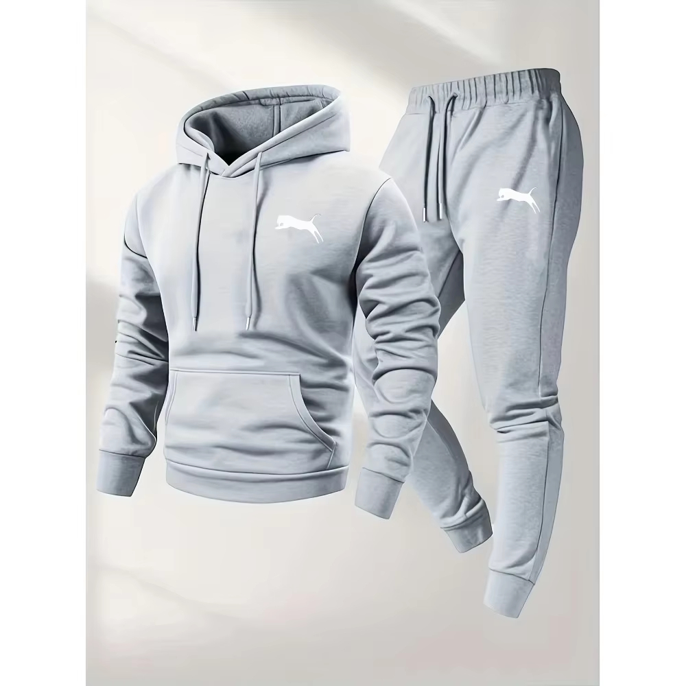 2026年売れ筋メンズフード付きスウェット＆パンツセットカジ - Joggers Pants のレビューと価格